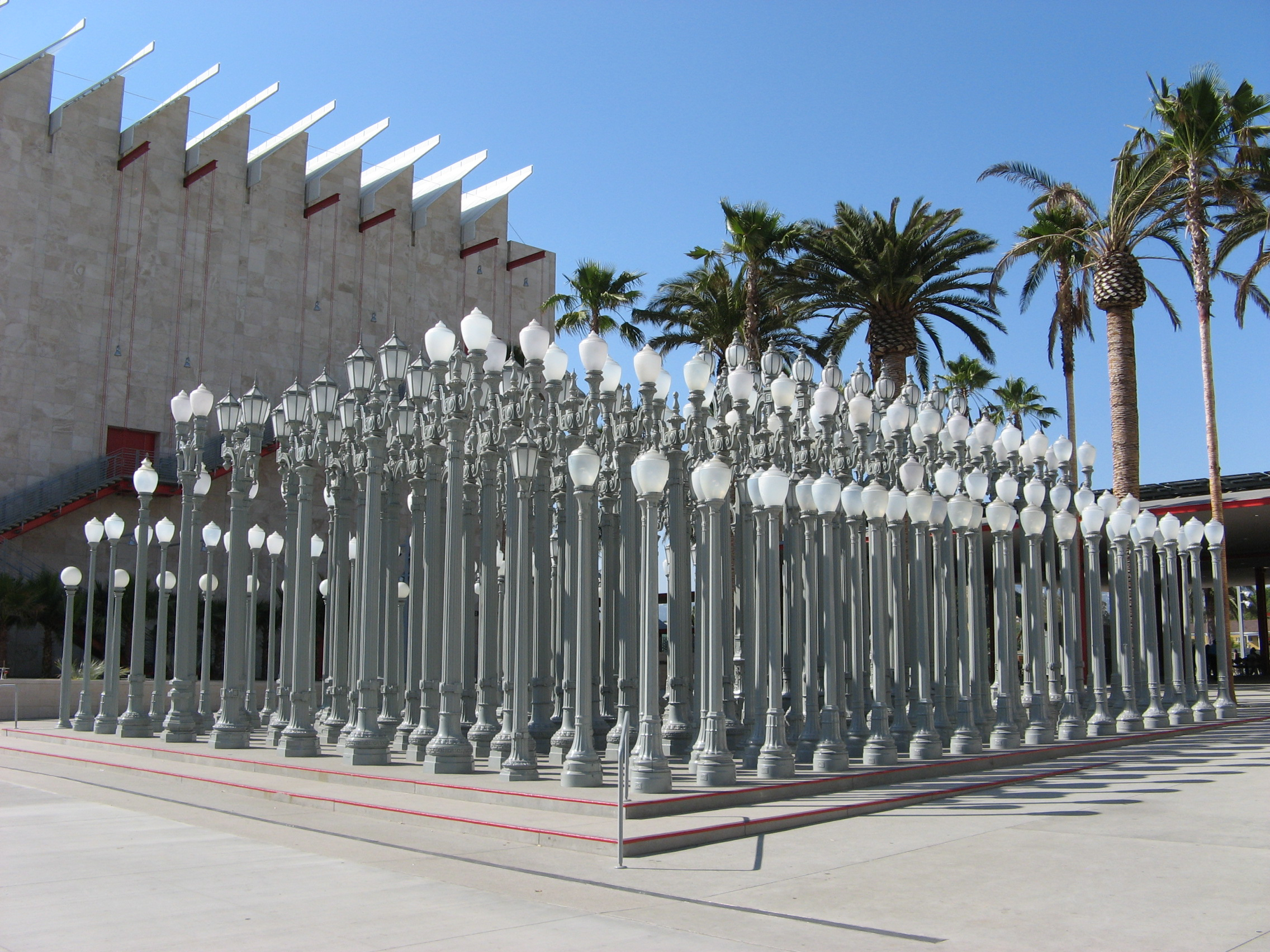 Lampposts Outside Lacma The 10 And The 110 pertaining to measurements 2272 X 1704