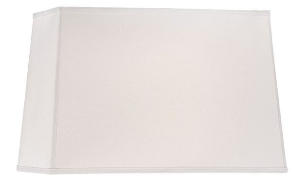 Large Rectangle Lamp Shade In White Linen Fabric With Spider intended for measurements 1000 X 1000