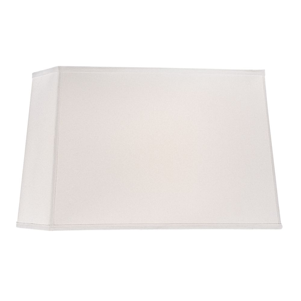 Large Rectangle Lamp Shade In White Linen Fabric With Spider intended for measurements 1000 X 1000