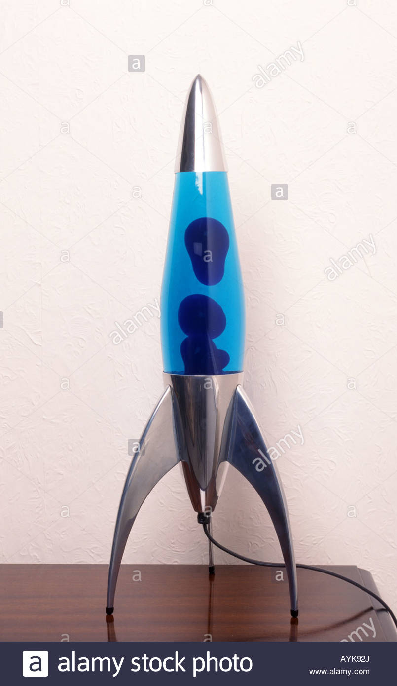 Lava Lamp In The Shape Of A Spaceship Stock Photo 17128745 Alamy in sizing 805 X 1390