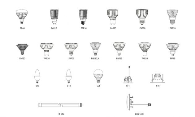 Led Bulb And Base Types within size 1038 X 1317