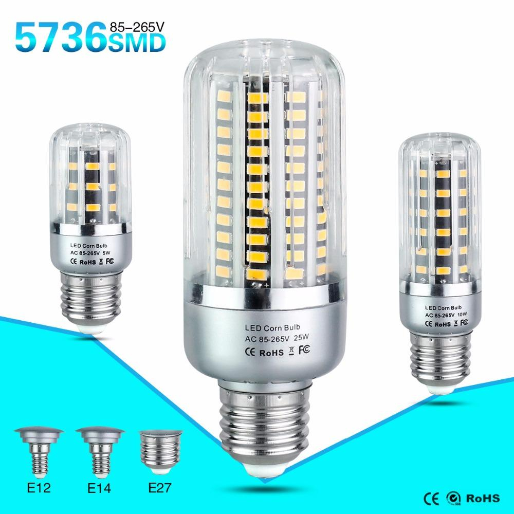 Led Bulb Lamp E27 E14 E12 85 265v Smd 5736 5w 10w 15w 20w 25w Light with regard to sizing 1000 X 1000