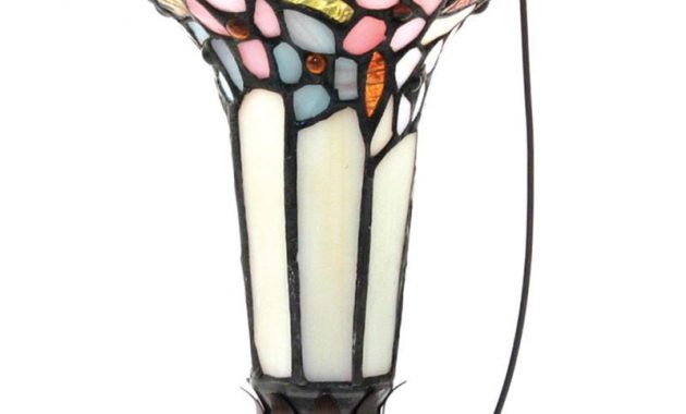 Light Of Remembrance Pink Tiffany Style Lamp With Hummingbird throughout proportions 800 X 1233