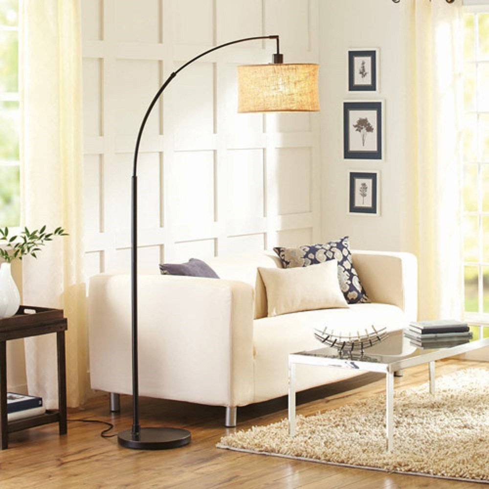 Light Wonderful Arched Floor Lamp Home Design Clubmona Overhanging within size 1000 X 1000