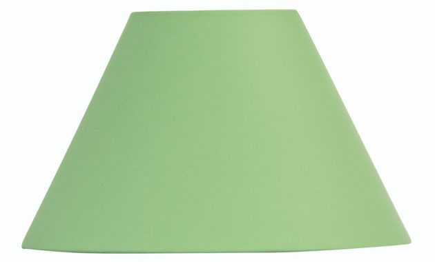 Lime Green Cotton Coolie Lamp Shade 8 Inch S501 8gr Oaks Lighting with proportions 1000 X 1000