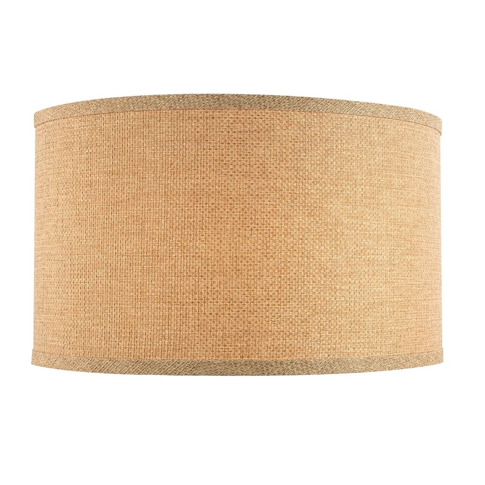 Linen Large Drum Lamp Shade With Spider Assembly 17 Inches Wide pertaining to measurements 1000 X 1000