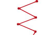 Loft Zigzag Floor Lamp 6 Arms H Max 240 Cm Red Jield Made with regard to dimensions 3360 X 5064