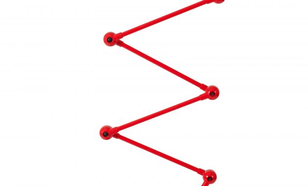 Loft Zigzag Floor Lamp 6 Arms H Max 240 Cm Red Jield Made with regard to dimensions 3360 X 5064