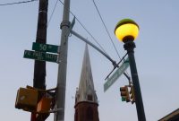 Lost City Telephone Pole Lamp Post Church Steeple Street Sign in dimensions 1200 X 1600