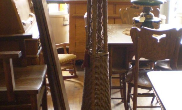 Love The Vintage Wicker Eiffel Tower Floor Lamp Rulane within measurements 747 X 1280