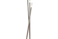 Lumisource 67 In Brushed Silver Indoor Floor Lamp With Frosted within measurements 1000 X 1000