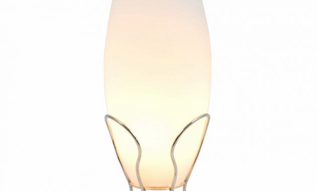 Lumisource Cocoon Contemporary Desk Lamp In Frosted Glass intended for size 997 X 1000