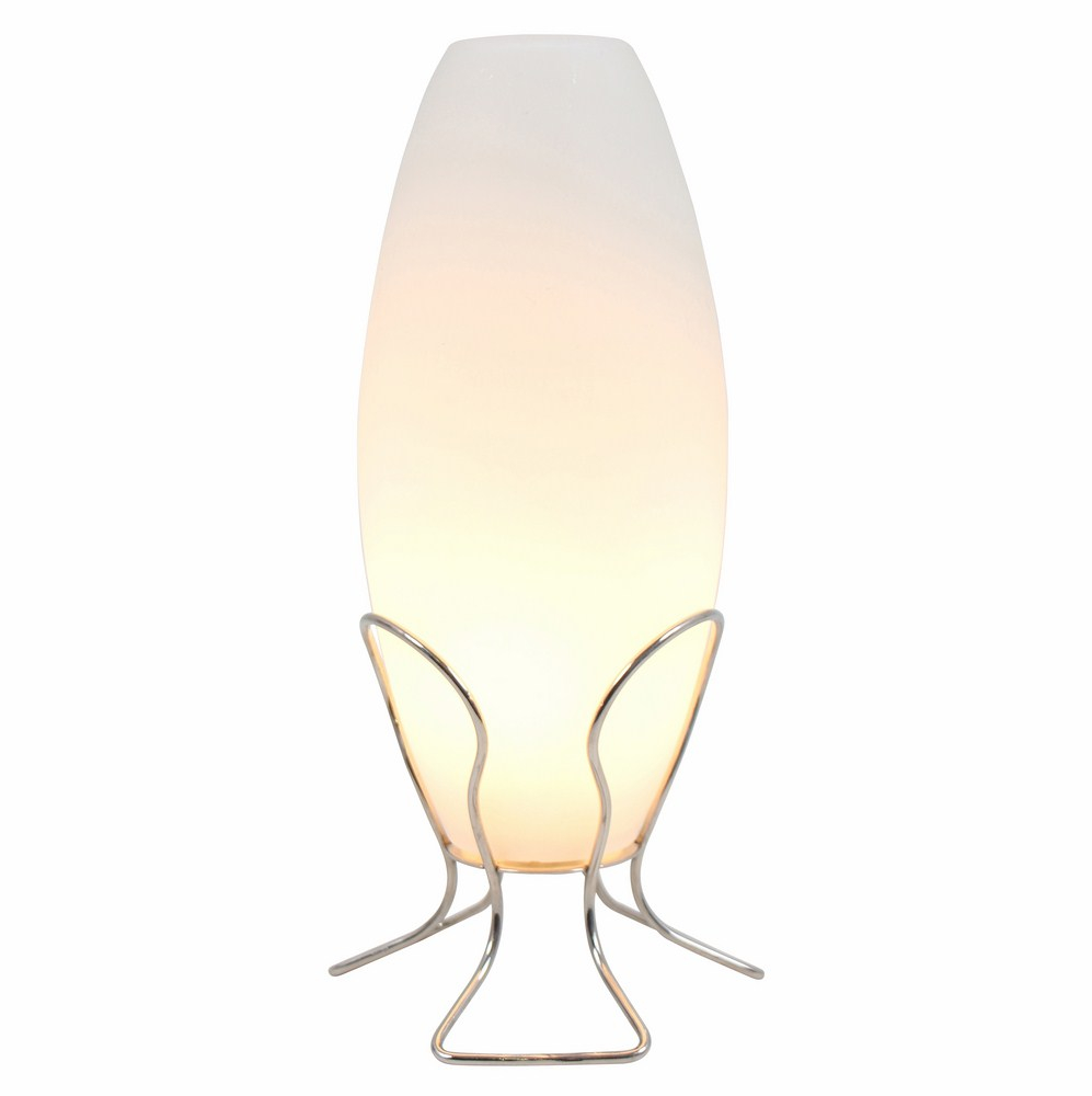 Lumisource Cocoon Contemporary Desk Lamp In Frosted Glass intended for size 997 X 1000