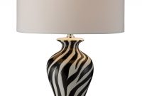 Magnificent Zebra Print Table Lamps And Lighting Modern Target in sizing 1222 X 1800