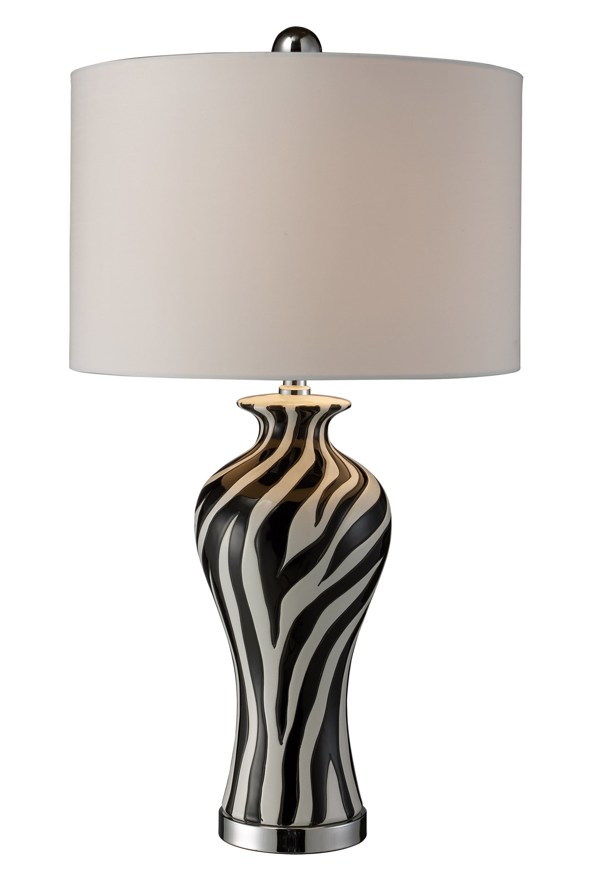 Magnificent Zebra Print Table Lamps And Lighting Modern Target in sizing 1222 X 1800