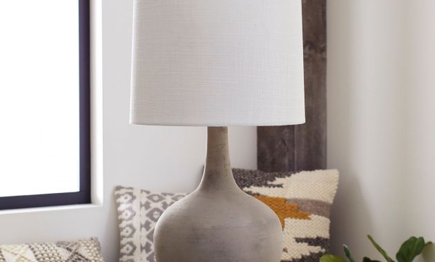 Magnolia Home Ash Large Cement Table Lamp Linzee Living inside size 1600 X 1600