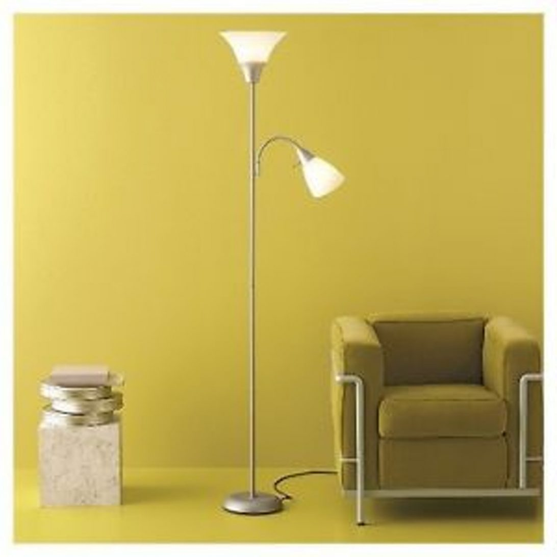 Mainstays Floor Lamp Parts Light With Reading Flexible Gooseneck inside sizing 1092 X 1092