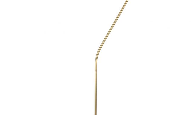 Masters Floor Lamp In White And Brass At Modernist Lighting regarding measurements 1320 X 1440