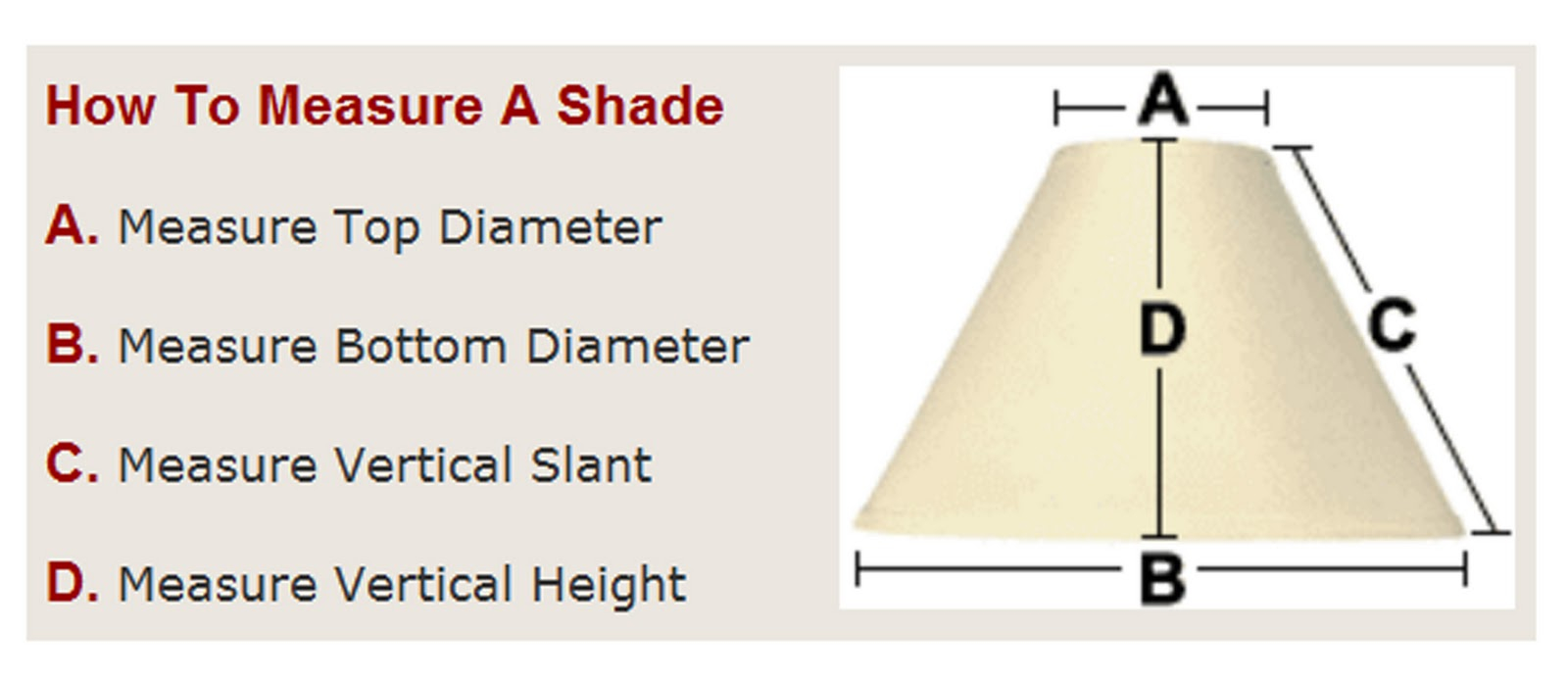 Measuring Lamp Shades Pixball with sizing 1600 X 692