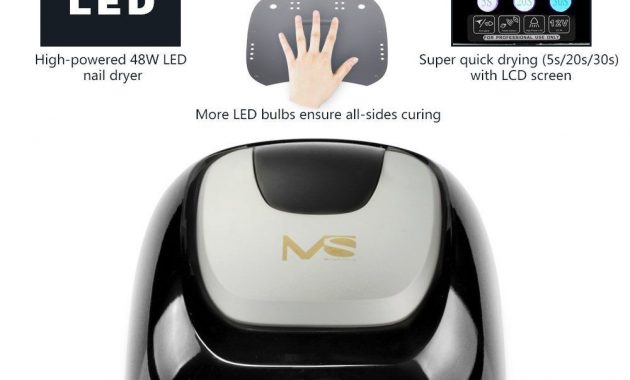 Melodysusie 48w Led Nail Dryer Lamp Quick Curing Gel Polish with size 1000 X 1000