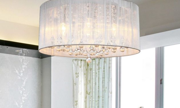 Mesmerizing Lamp Shade Chandelier 11 Modern Glam Shaded Crystal 5 intended for proportions 1211 X 801