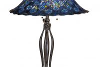 Meyda 28504 Tiffany Peacock Feather Table Lamp within proportions 1633 X 1800