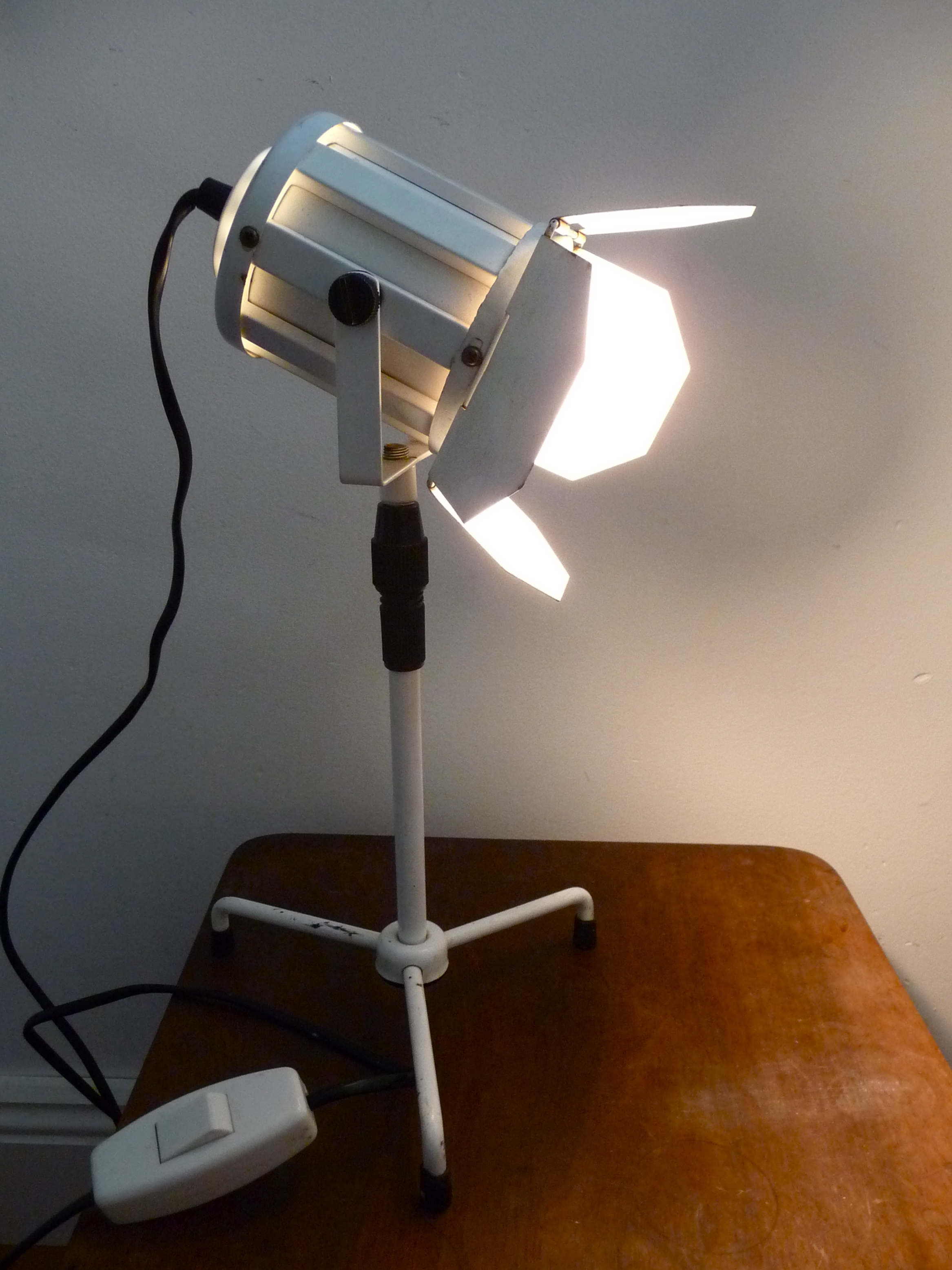 Mini Retro Stage Or Theatre Spot Light As A Desk Or Table Lamp throughout sizing 2334 X 3113