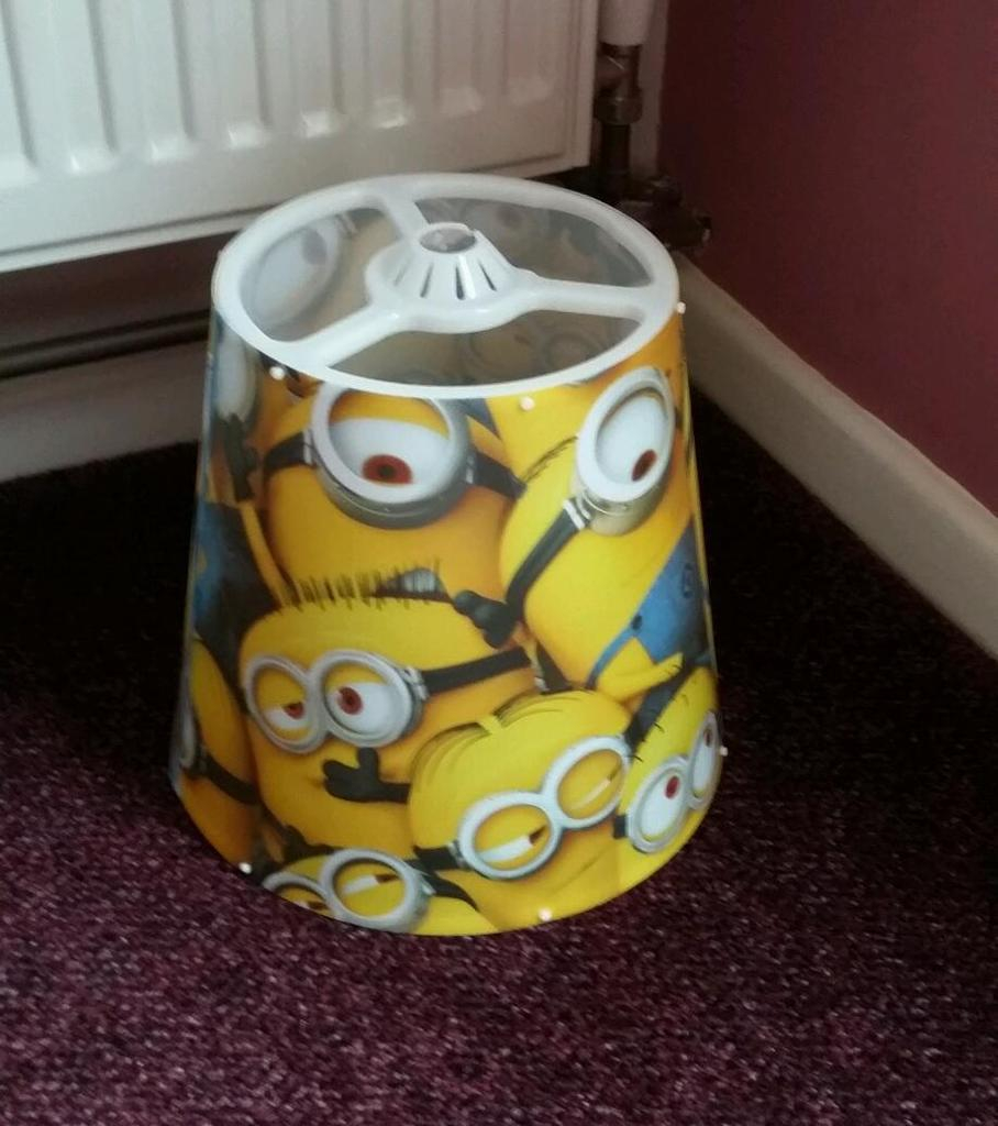 Minion Lampshade And Lamp In Plymouth Devon Gumtree pertaining to proportions 908 X 1024