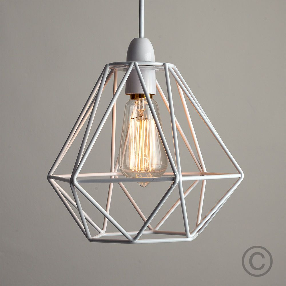 Modern Industrial Caged Metal Ceiling Pendant Light Shade Vintage regarding measurements 1000 X 1000