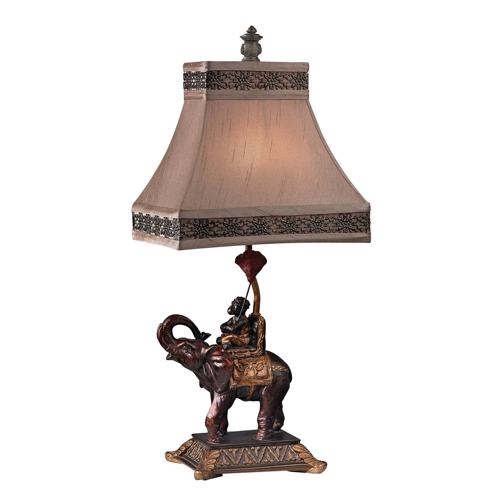 Monkey On Elephant Accent 235 H Table Lamp With Empire Shade throughout dimensions 2000 X 2000