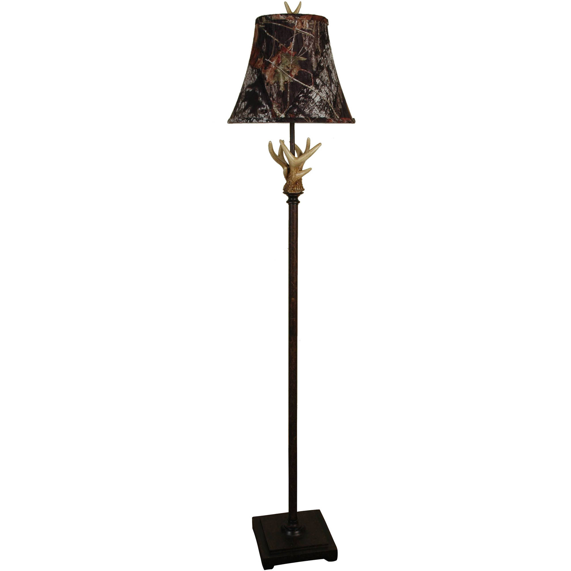 Mossy Oak Antler Club Floor Lamp Brown Walmart with measurements 2000 X 2000