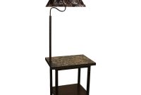 Mossy Oak Furniture Rustic End Table Top With Built In Floor Lamp for sizing 2000 X 2000