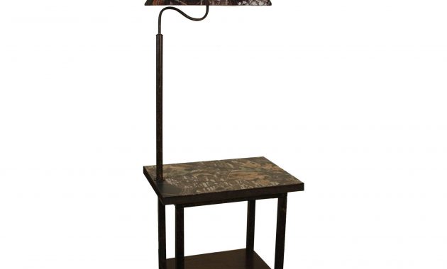 Mossy Oak Furniture Rustic End Table Top With Built In Floor Lamp for sizing 2000 X 2000