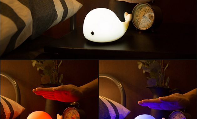 Mumeng Led Night Light Motion Sensor Ba Usb Cute Whale inside proportions 1000 X 1000