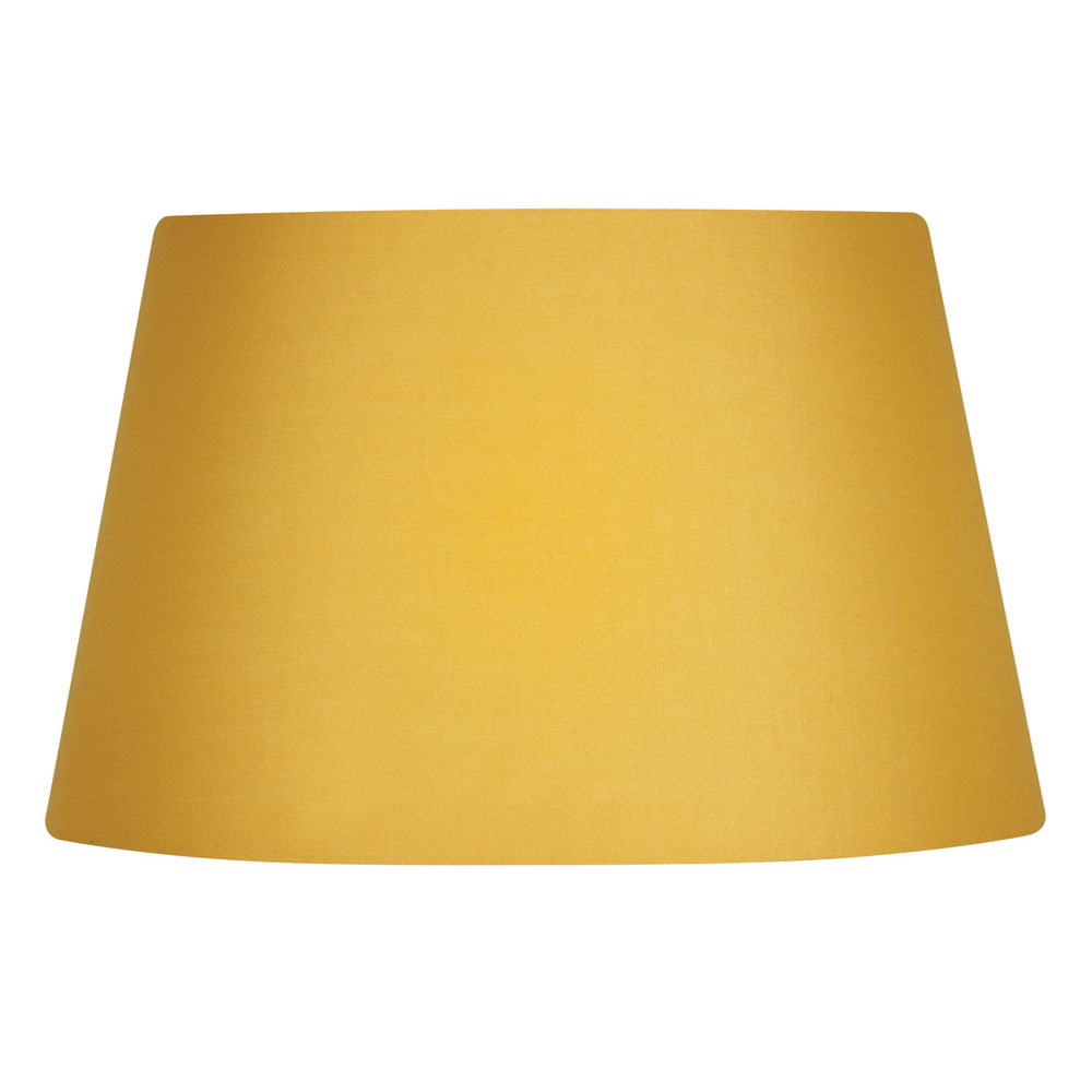 Mustard Cotton Drum Lamp Shade 8 Inch S901 8ms Oaks Lighting pertaining to proportions 1000 X 1000