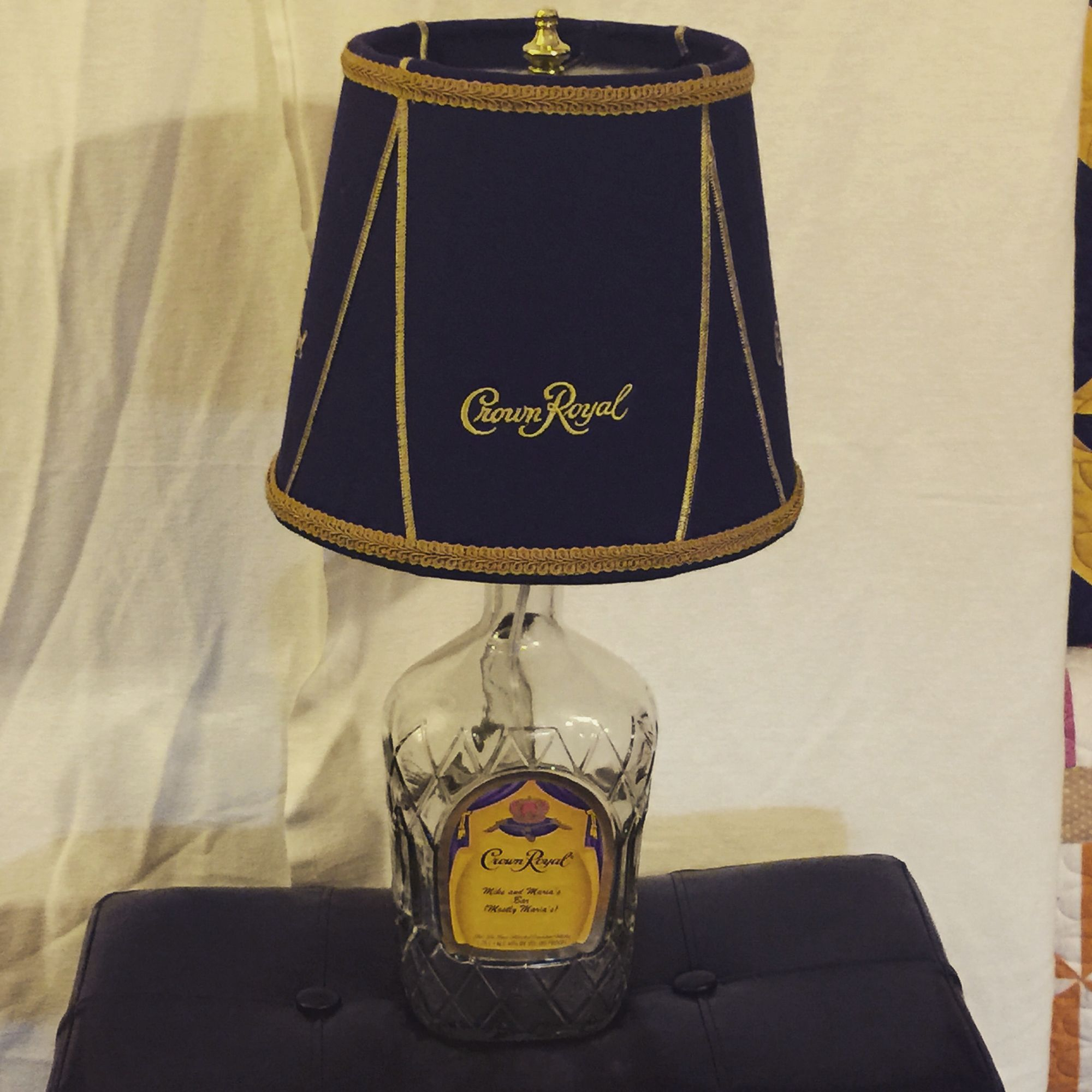 My Second Crown Royal Lamp It Takes 5 Bags To Make Al 10 Lamp with sizing 2000 X 2000