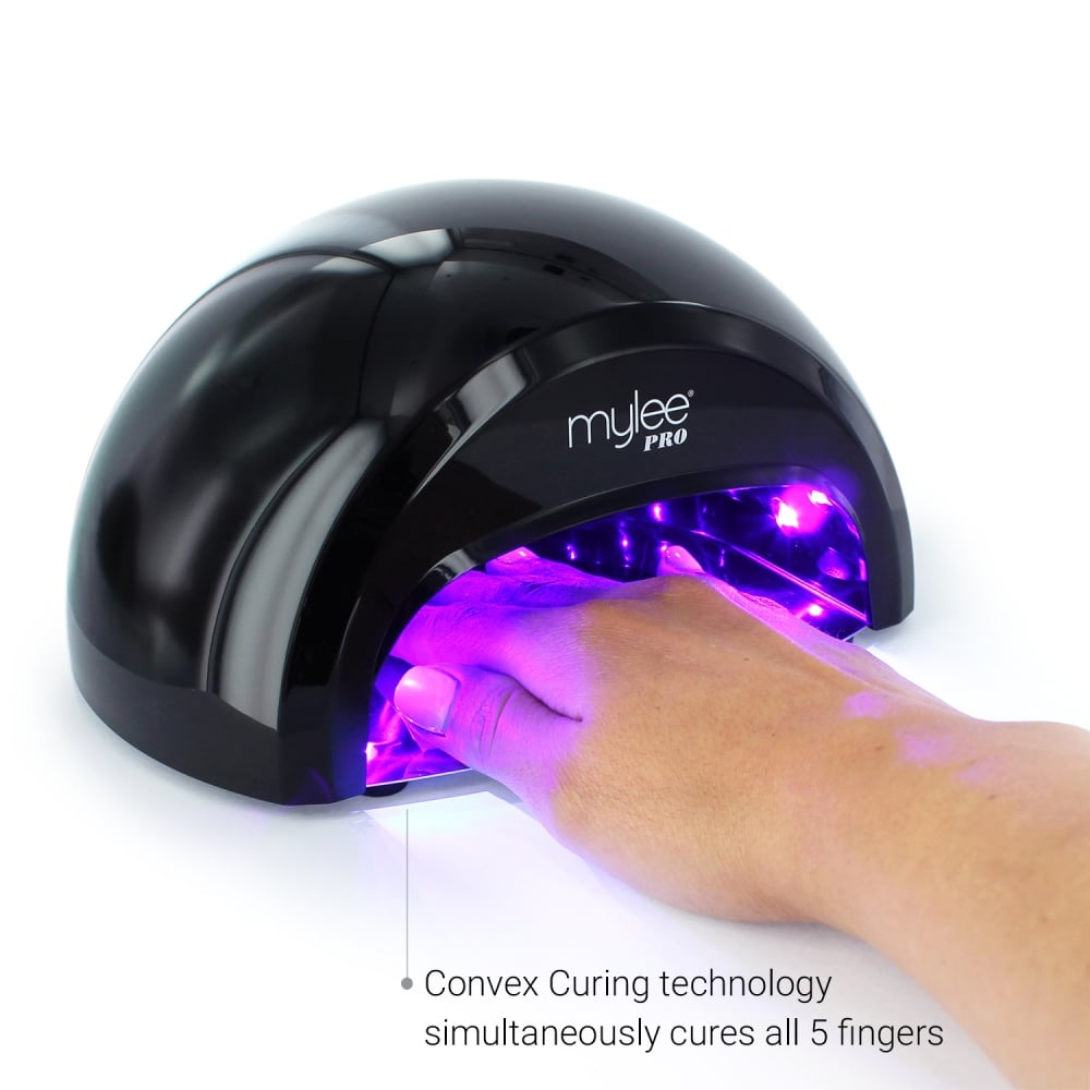 Mylee Pro Convex Technology Led Nail Curing Lamp Black Nails in measurements 1000 X 1000