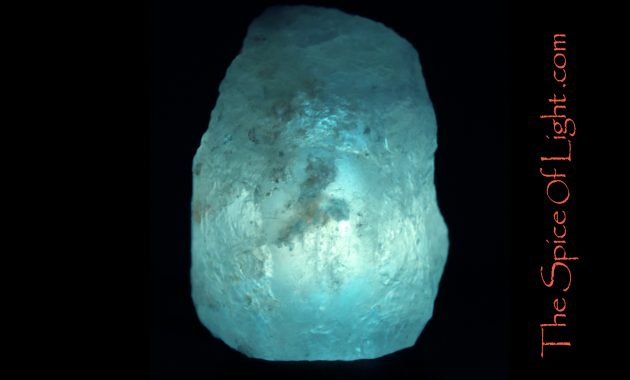 Natural Glacier Crystal Blue Himalayan Salt Lamp The Spice Of Light intended for dimensions 1800 X 1200