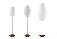 Nelson Cigar Bubble Floor Lamp On Lotus Stand Hivemodern intended for sizing 1200 X 736