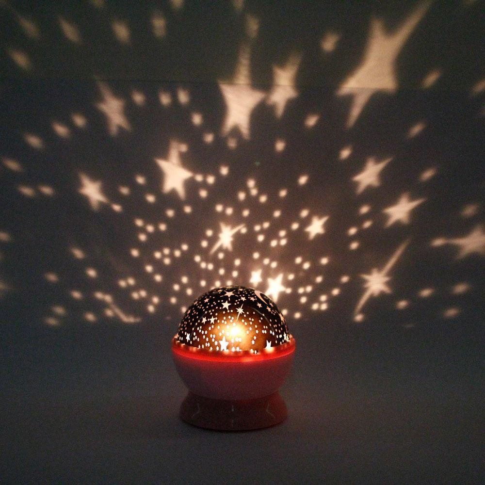 New Rotation Night Lights Lamps Star Sky Projector Romantic Fairy for size 1000 X 1000