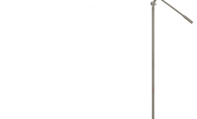 Nickel Adjustable Long Arm Floor Lamp Bo 2297fl in proportions 839 X 1030