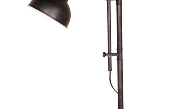 Normande Lighting 265 In To 32 In Aged Dark Zinc Adjustable Table within proportions 1000 X 1000