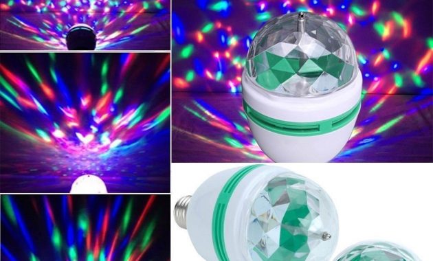 Novelty B22 Rgb Led Disco Light Bulb Rotating Multi Coloured 15w with regard to sizing 1000 X 1000