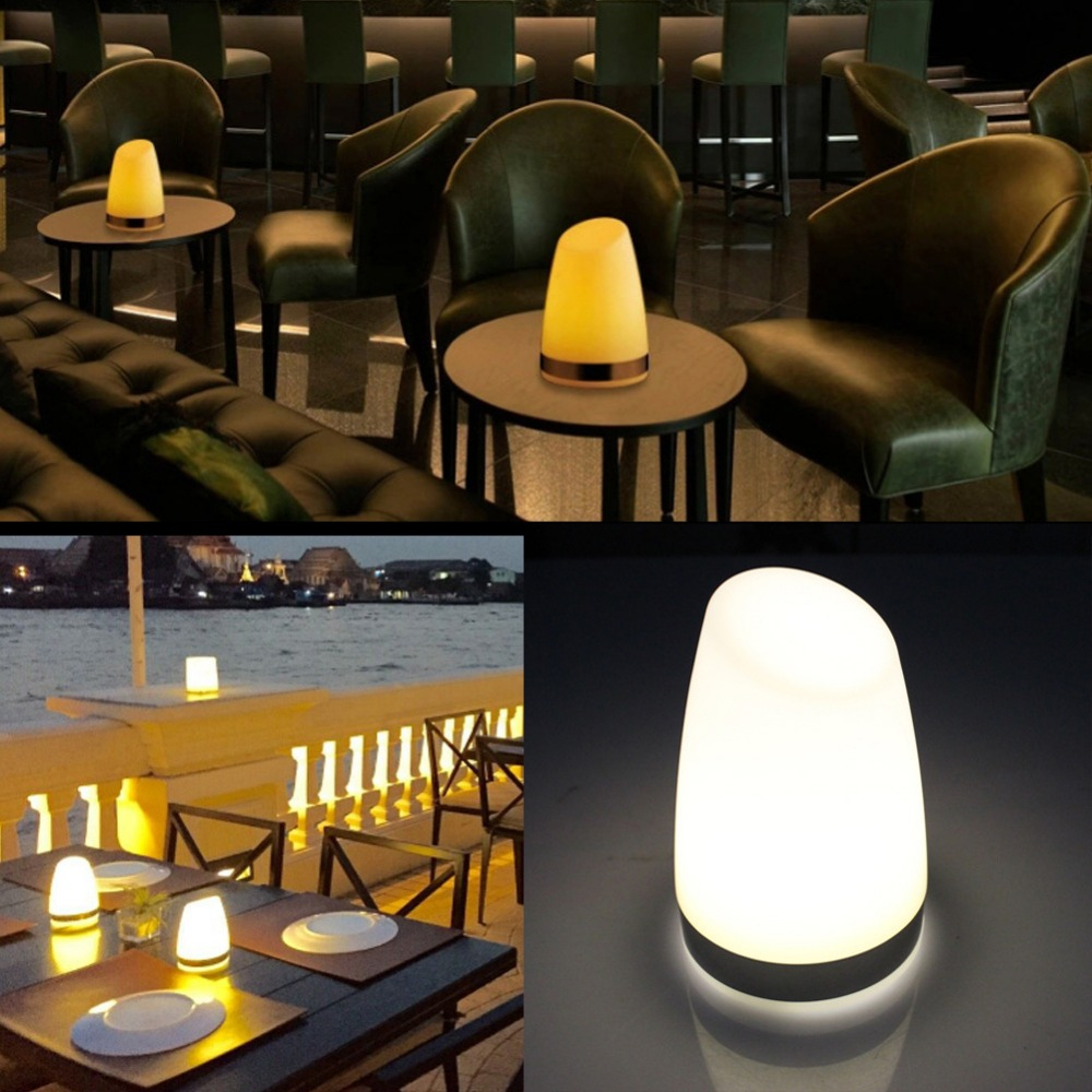 Novelty Candle Led Table Lamps Usb Rechargeable Night Light Romantic within sizing 1000 X 1000