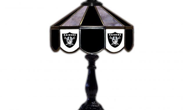 Oakland Raiders 21 Glass Table Lamp for proportions 2000 X 2000