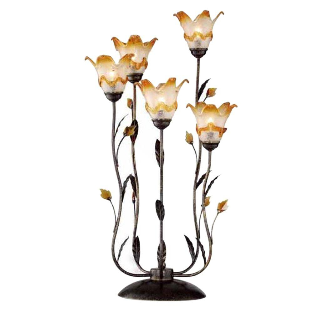 Ok Lighting 33 In Bronze Windance Floral Table Lamp Ok 9143 T2 The inside dimensions 1000 X 1000