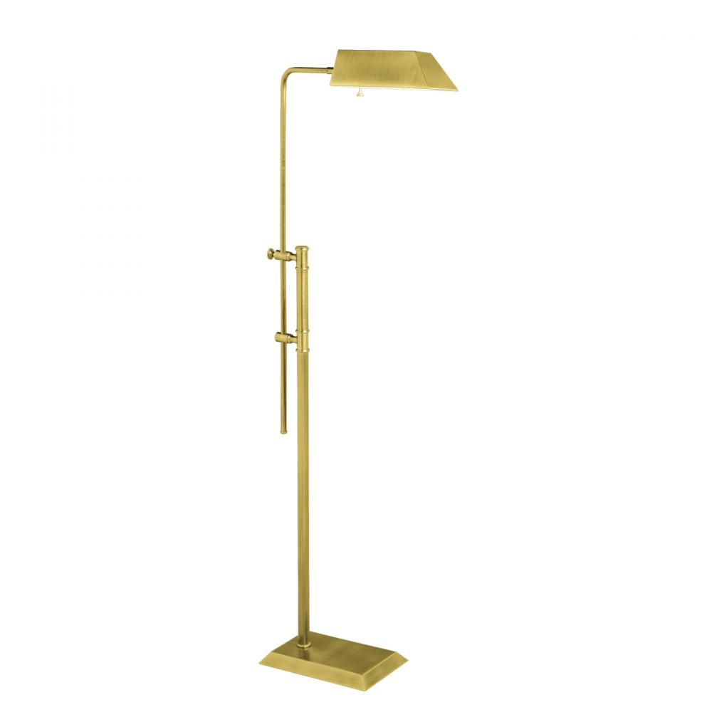 One Light Antique Brass Floor Lamp Gwpp5 Richardson Lighting with regard to dimensions 1000 X 1000