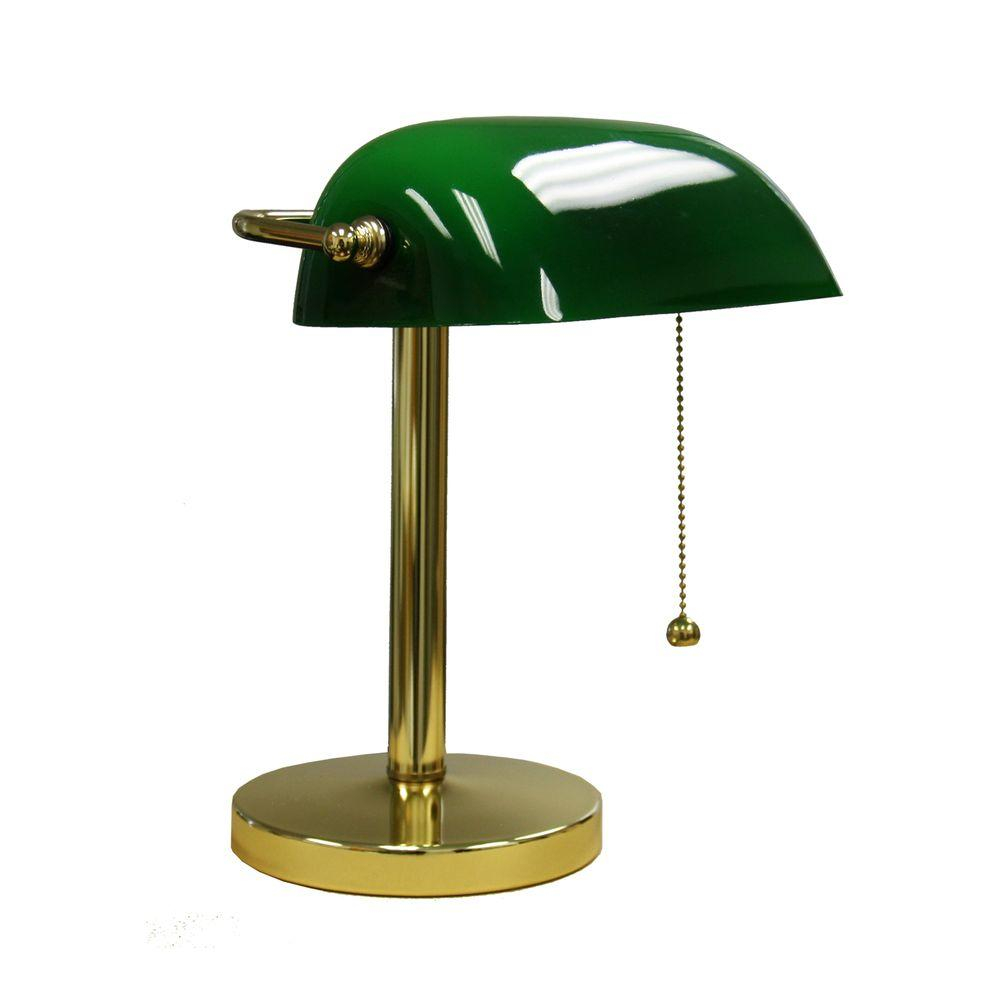 Ore International 125 In Goldgreen Bankers Lamp Kt 188gr The throughout dimensions 1000 X 1000