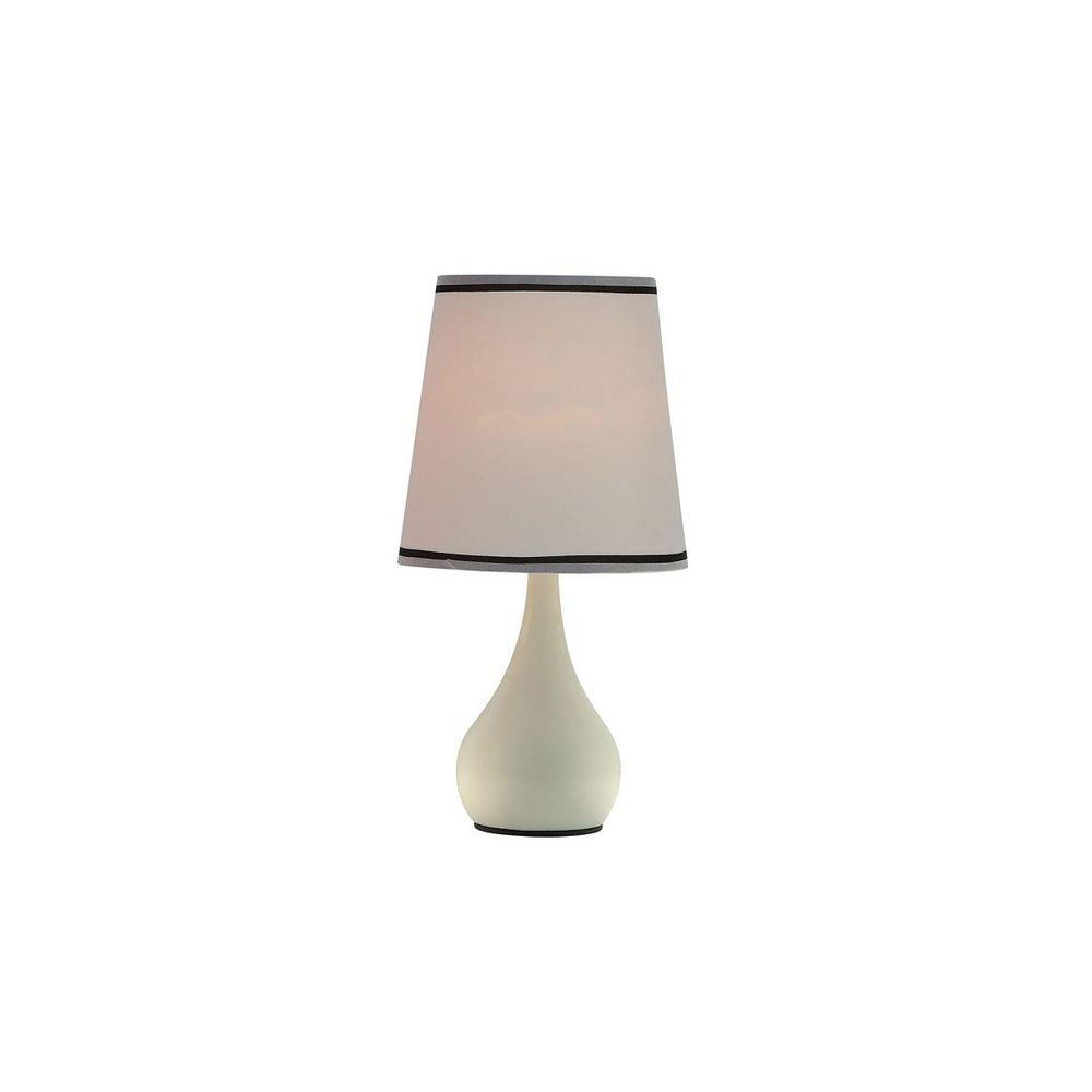 Ore International 15 In Ivory White High Modern Touch Lamp K 816pl throughout size 1000 X 1000