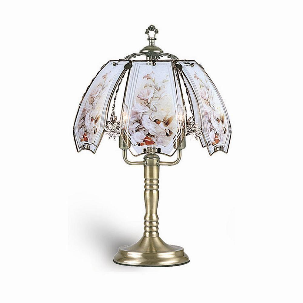 Ore International 235 In Hummingbird Brushed Gold Touch Lamp K303 for sizing 1000 X 1000